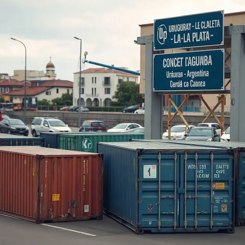 Contenedores de carga en cruce internacional gestionados por Lumenolumen